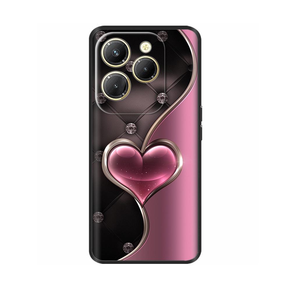 Для чехла Infinix Hot 40 Pro Ударопрочный Силиконовый Мягкий Чехол для Телефона Задняя Крышка для Infinix Hot 40 Pro Hot40 40i Hot40i Чехлы Fundas