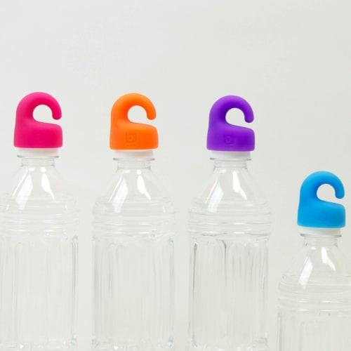 Bitte Silicone PET Bottle Cap Marker, My Bottle, Office, Nordic Blue, 064CAP_BL