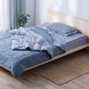 Night Sweat Smooth Fitted Single Rubber All Around That Clean Antibacterial and Odor Ultra Cool To the Summer Bed Bed Blue Sheet,