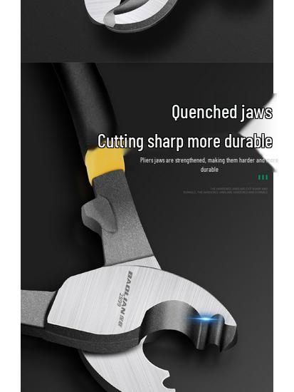 Многофункциональные электрикские клещи Crescent: Кусачки для кабеля, Стриппер для проводов, Ножницы и Скручиватель.