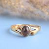 Somkey Brass Ring Gold Ring Gemstone Gift Ring