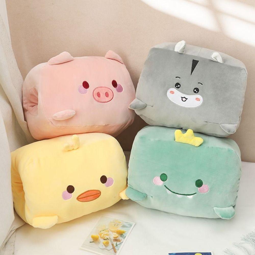 Keep Warm Office Nap Pillow Super Soft Pillow Stuffed Toy Hand Warmer Plush Pillow Winter