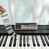 BEATBIT Piano Note Silicone Strips for Piano Keyboard Notes, Learning Labels, Non-Stick, Ready To Use, 88 Keys, Full Size (Rainbow Colors)