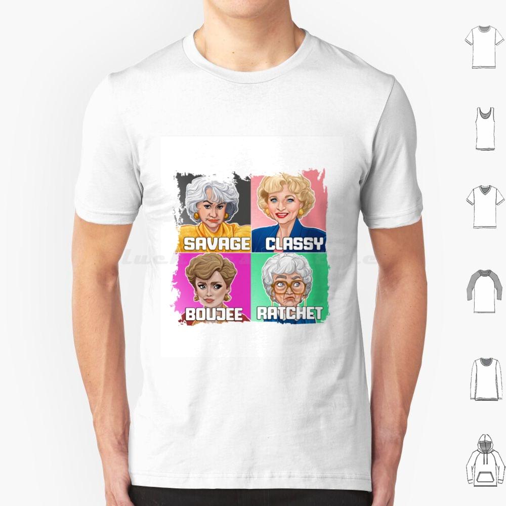 Golden Girls T-Shirtsavage T Shirt Big Size 100% Cotton Golden Girls T Shirtsavage