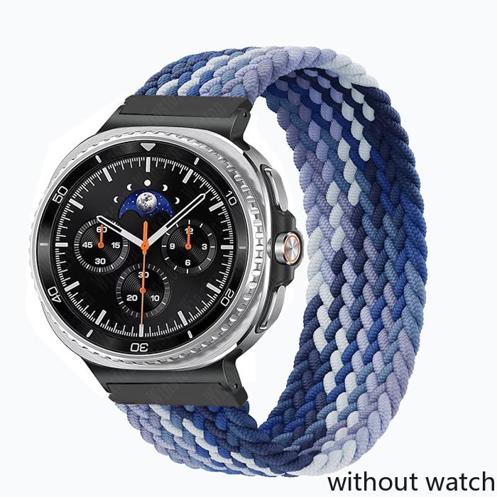 Эластичный плетеный ремешок соло для Samsung Galaxy Watch 8/8 Classic 40 мм 44 мм 46 мм нейлоновый ремешок для Galaxy Watch Ultra(2025) 47мм Брак