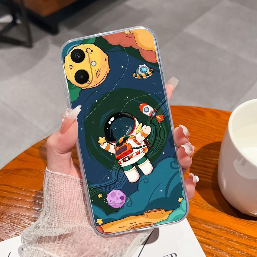 For Samsung A07 A71 M36 F36 F56 A17 A37 A53 A54 Phone Case Summer Fruit Patterns Ultra Thin Transparent TPU Protective Shell For Samsung Bumper Casing