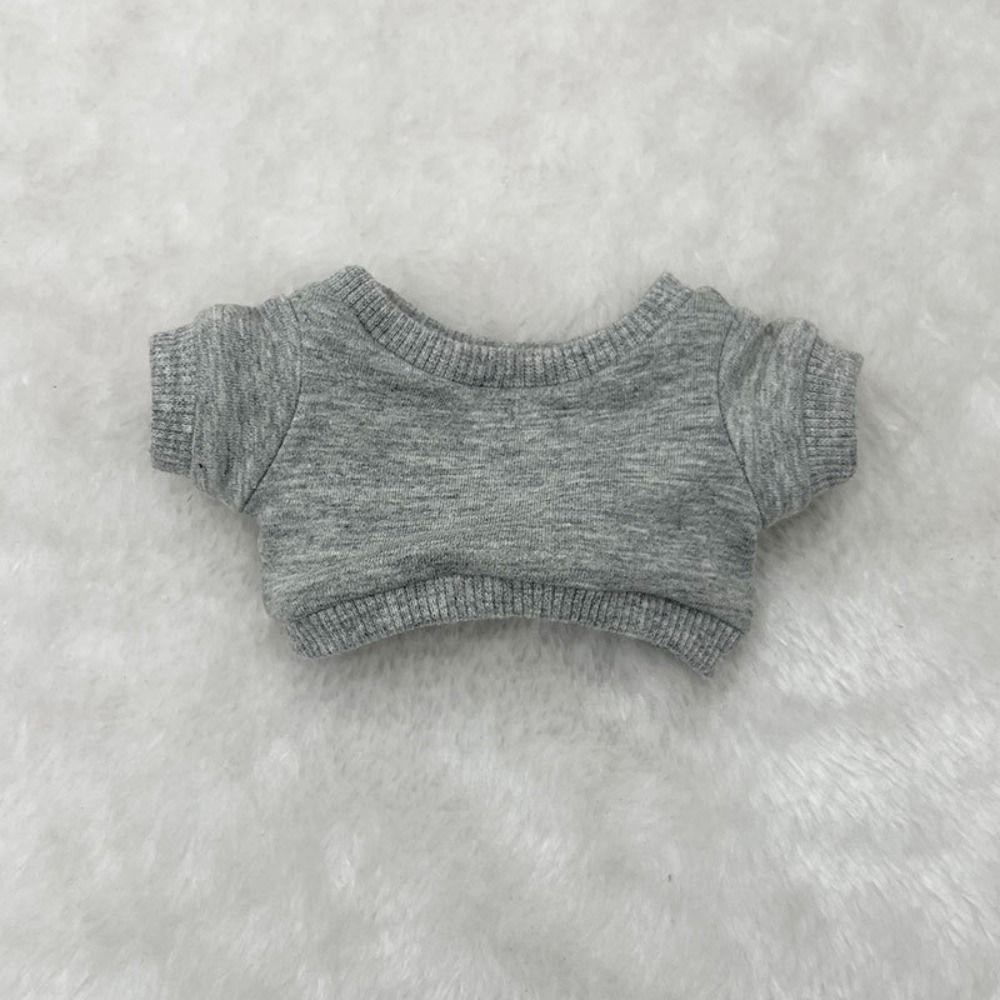 Модная кукольная футболка Шорты Разноцветные Кукольная одежда для кукол 1/11 1/12 OB11 для 10-сантиметровой хлопковой куклы