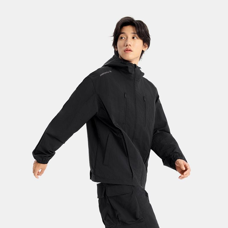 Мужской тренч Li Ning Черный AFDV349-4