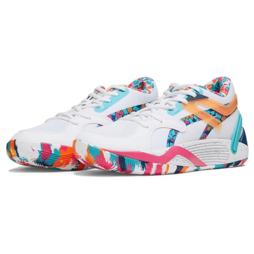 Puma Кроссовки TRC Blaze Court Venice Beach League Мужские Белый Розовый 379788-01