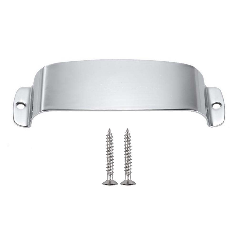 Накладка звукоснимателя для бас-гитары Защита звукоснимателя из сплава с 2 крепежными винтами Запасная часть для бас-гитары