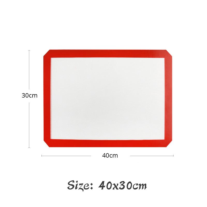 Антипригарные силиконовые коврики для выпечки, коврик для печенья, коврик для раскатывания теста, термостойкий коврик из стекловолокна для духовки, мука для теста, помадка