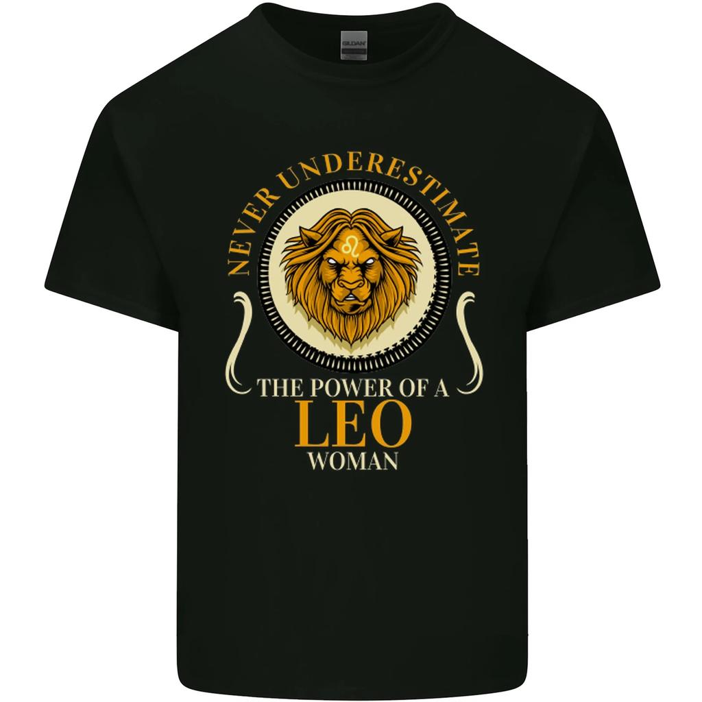 The Power of a Leo Woman Star Sign Kids T-Shirt Childrens