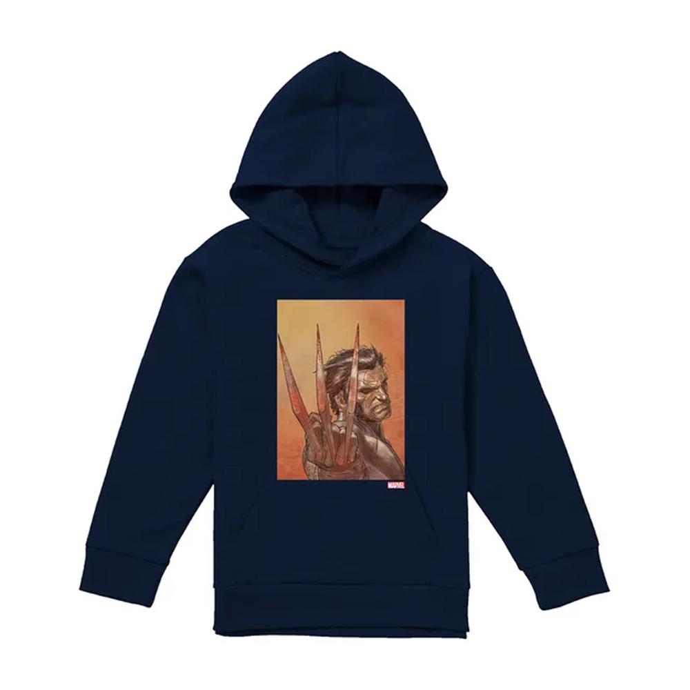 X-Men Childrens/Kids Ready Wolverine Pull Over Hoodie