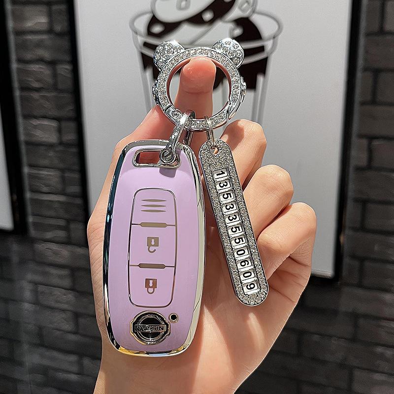 Специальный чехол для ключей Nissan Teana2023Новый высококачественный защитный чехол для пряжки сумки