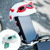 Motorcycle Mobile Phone Small Helmet Holder Waterproof Bicycle Navigation Mobile Phone Sunshade Holder Retro Helmet Bracket