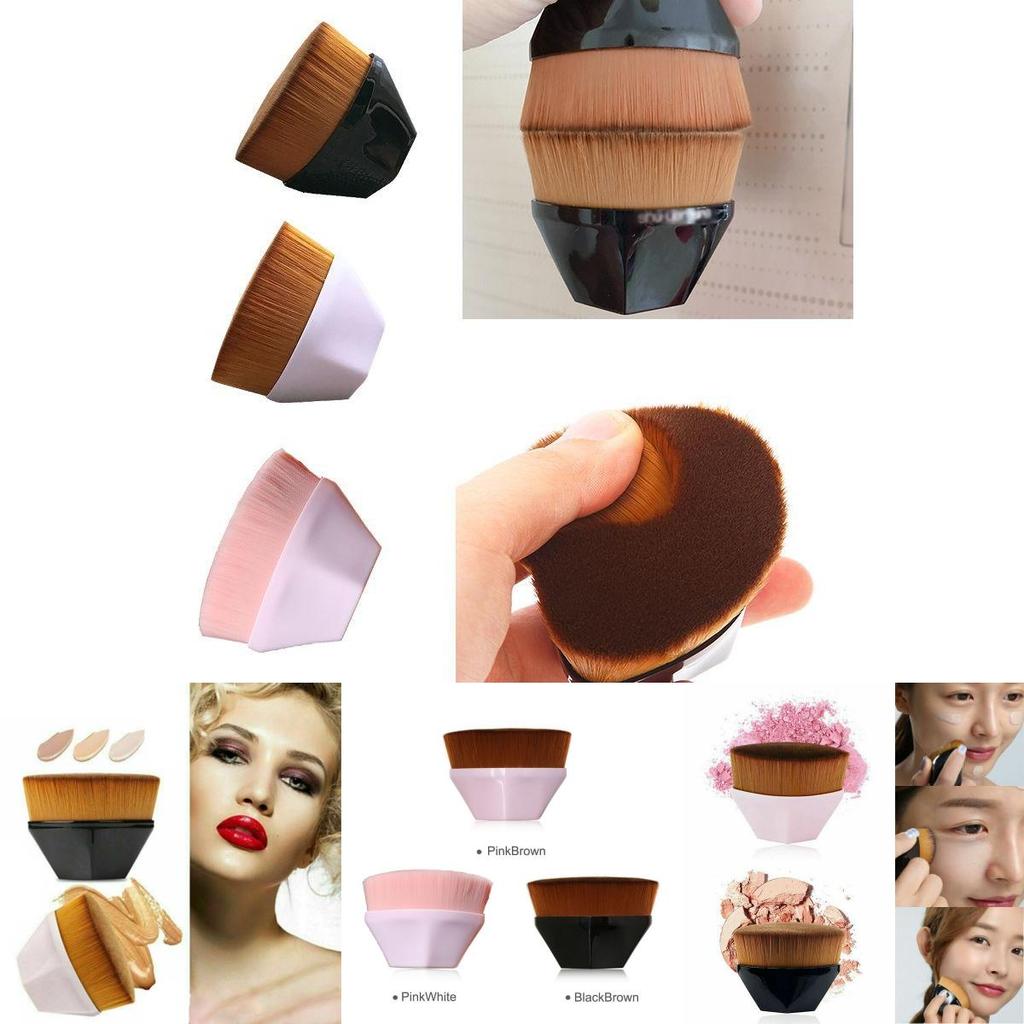 Безупречная кисть для тональной основы с высокой плотностью тонкого волокна для безупречного нанесения макияжа