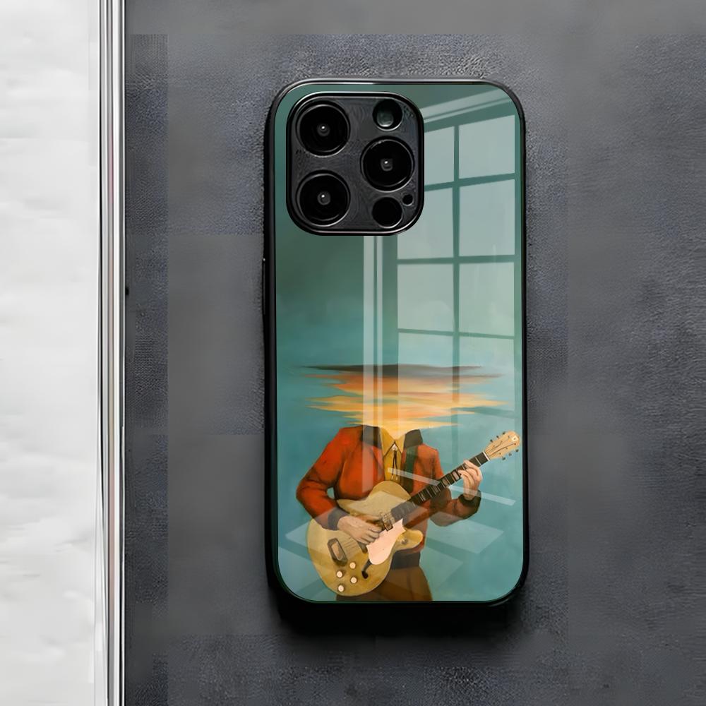 L-Lord H-Huron Band Phone Case For IPhone 17 Air 16 E Pro Max 15 14 13 Mini 12 Pro 11 Max Plus Black Glass Cover