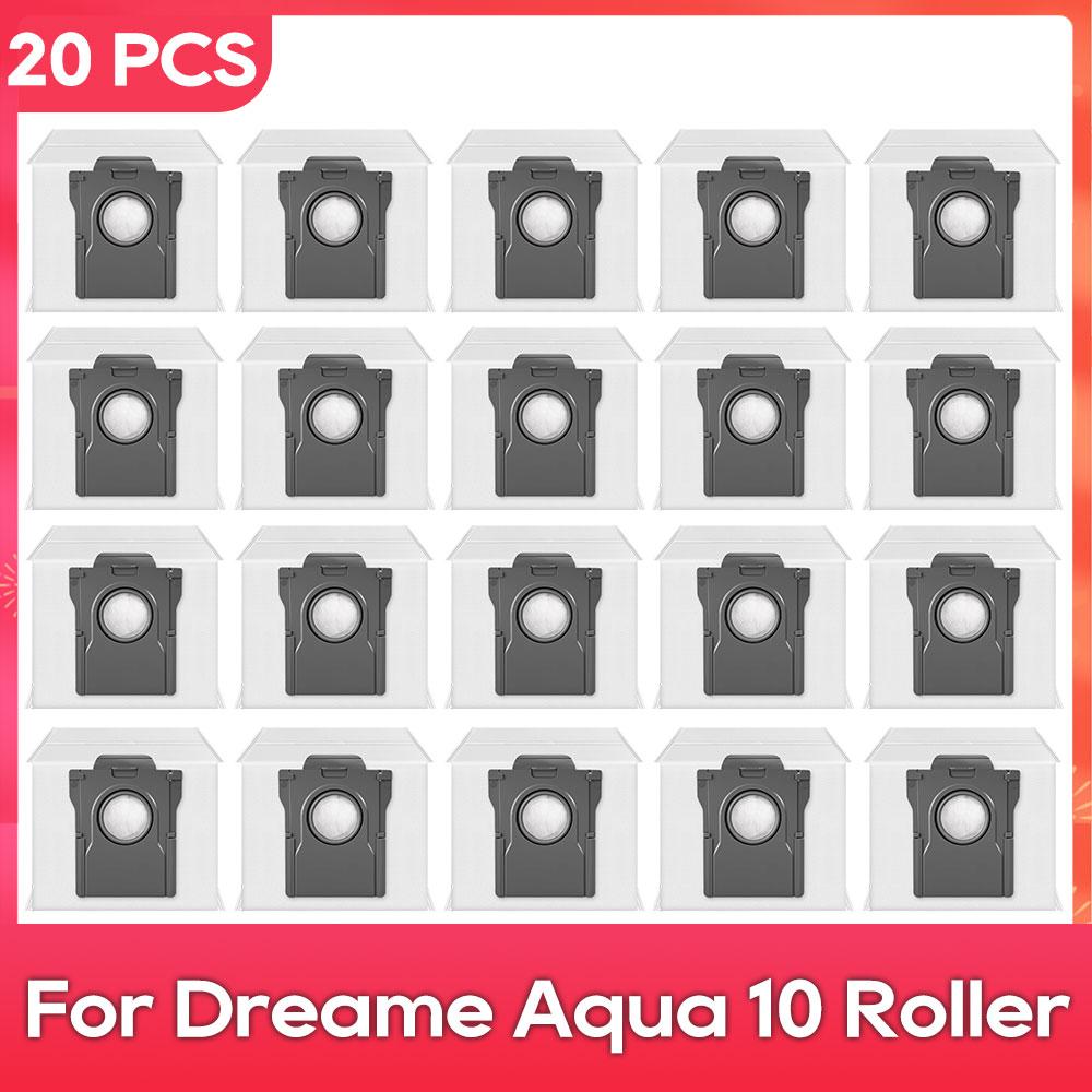 Подходит для ( Dreame Aqua 10 Ultra Ролик в сборе, Aqua 10 Ultra Гусеница ) Комплектующие и принадлежности: Основная боковая щетка, Фильтр, Швабра, Пылесборник