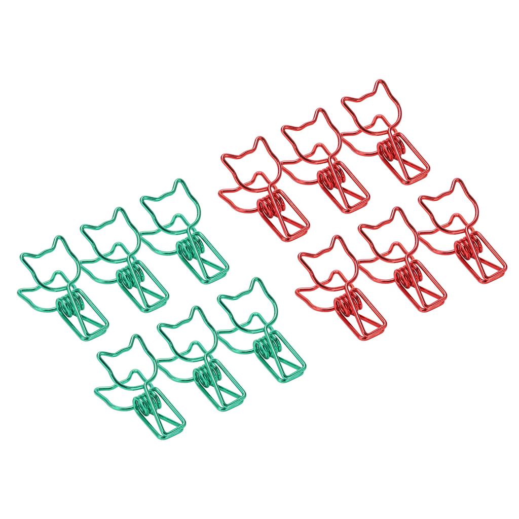 100 шт. зажимы для котят милые животные стиль крепкие зажимные полые зажимы для кошек для заметок 