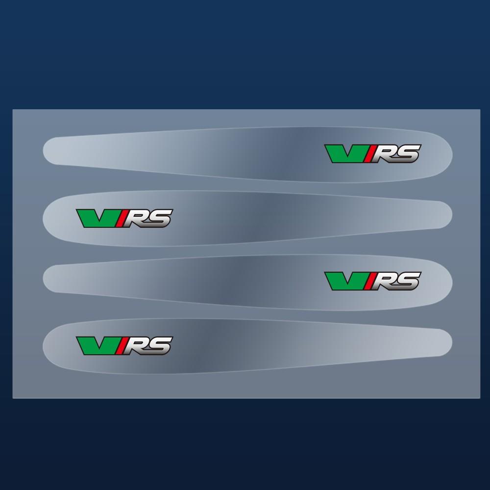 ADT1 4/8Pcs Transparent Car Door Handle Wrist Bowl Decoration Sticker For Skoda Octavia A5 3 2 VRS Vision Kodiaq Favorit Rapid Fabia