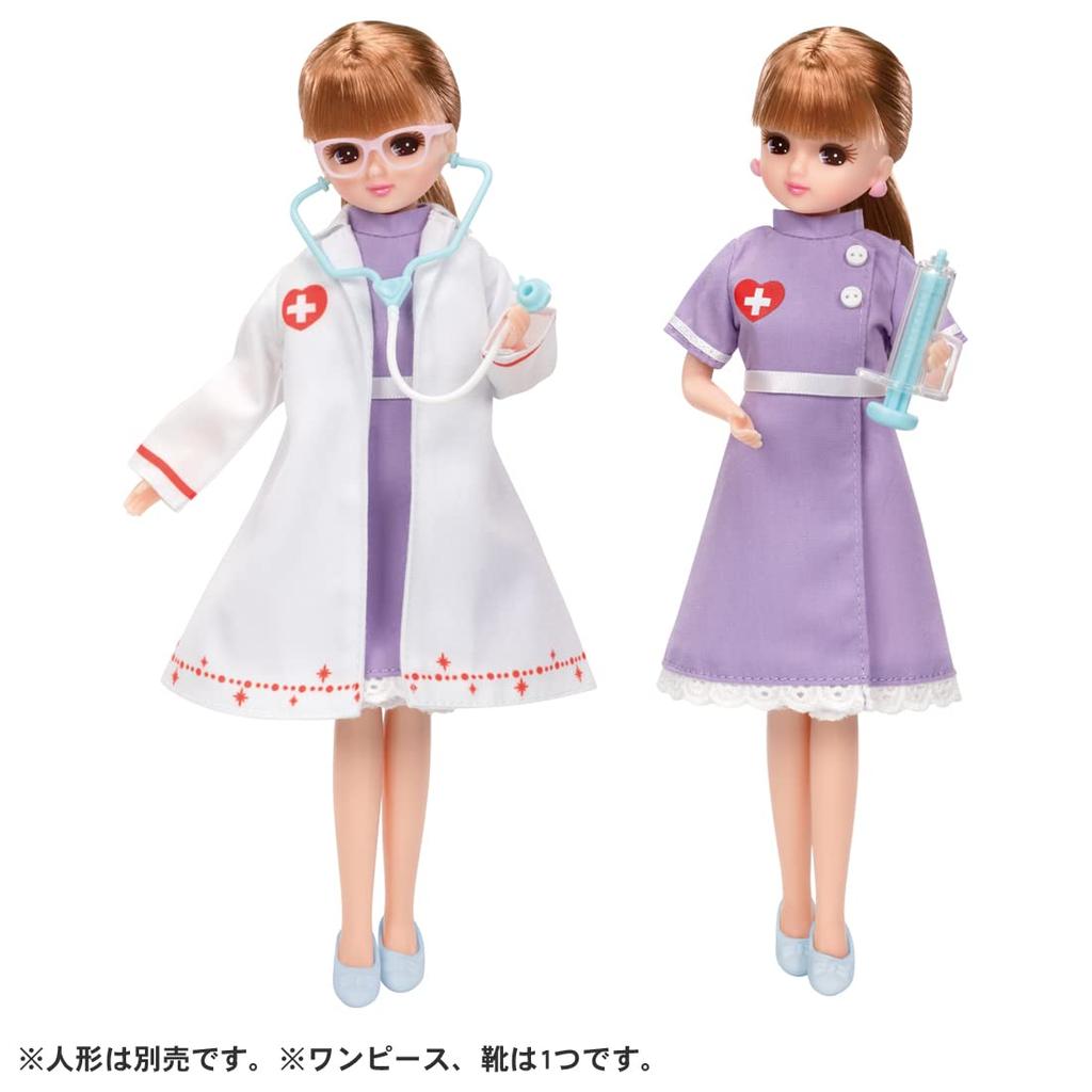 TAKARA TOMY комплект одежды для доктора и медсестры Licca-chan LW-14 и