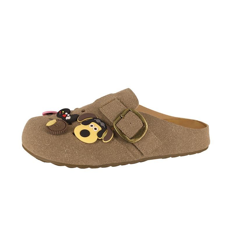 Милые весенне-летние туфли, однопалые накладки на пальцы, полушлепанцы