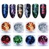 0.2g Shiny Paillettes Nails Ornaments Foil Nail Art Glitter Sequins Mirror Powder Manicure Decor