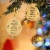 25 шт. Имена Иисуса украшения деревянные елочные украшения Имя Иисуса