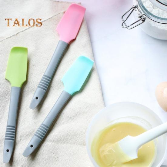 Скребок для кондитерских изделий, устойчивый к высоким температурам, крем для перемешивания, сделай сам, полезный скребок для крема с длинной ручкой, лопаточка для смешивания, инструмент для перемешивания