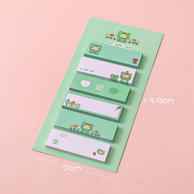 1 Piece Cute Animals Girls Sticky Note Notepad Memo Pad Office School Supplies Stationery Planner Adhesive