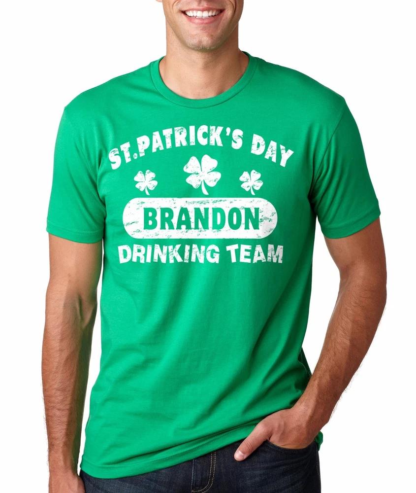 St Patricks Day Drinking Team Personalized TShirt Put Your Name Funny Tee