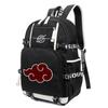 Anime Backpack Schoolbag Teenagers Akatsuki Itachi Sharingan Cosplay Boys Girls Laptop Bags Travel Rucksack