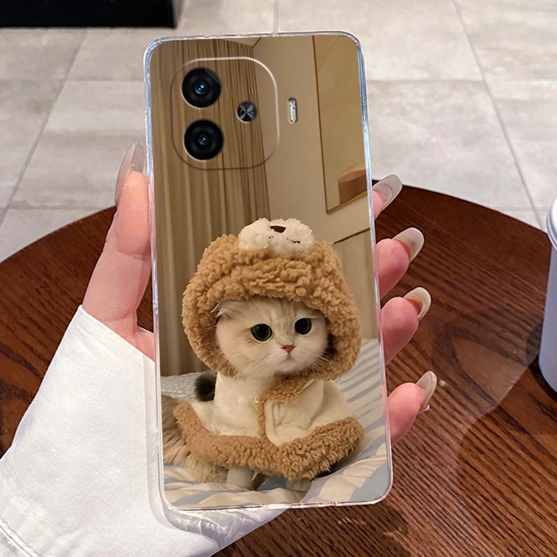 Cases For Vivo IQOO Z9 Turbo Turbo+ Shell Capa Clear Silicone Jelly Soft TPU Back Cover For IQOO Neo 10R Vivo Y200 GT Phone Case