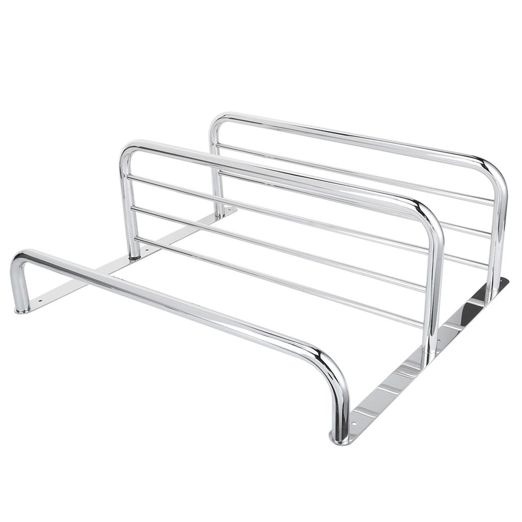 Bathroom Shelf 3?Tier Wall Mounting Rack with Towel Bars for Toilet Kitchen Living Room