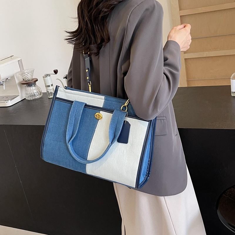 Women's Denim Crossbody Bags Large Capacity Women's Bags Large Shoulder Bag Designer