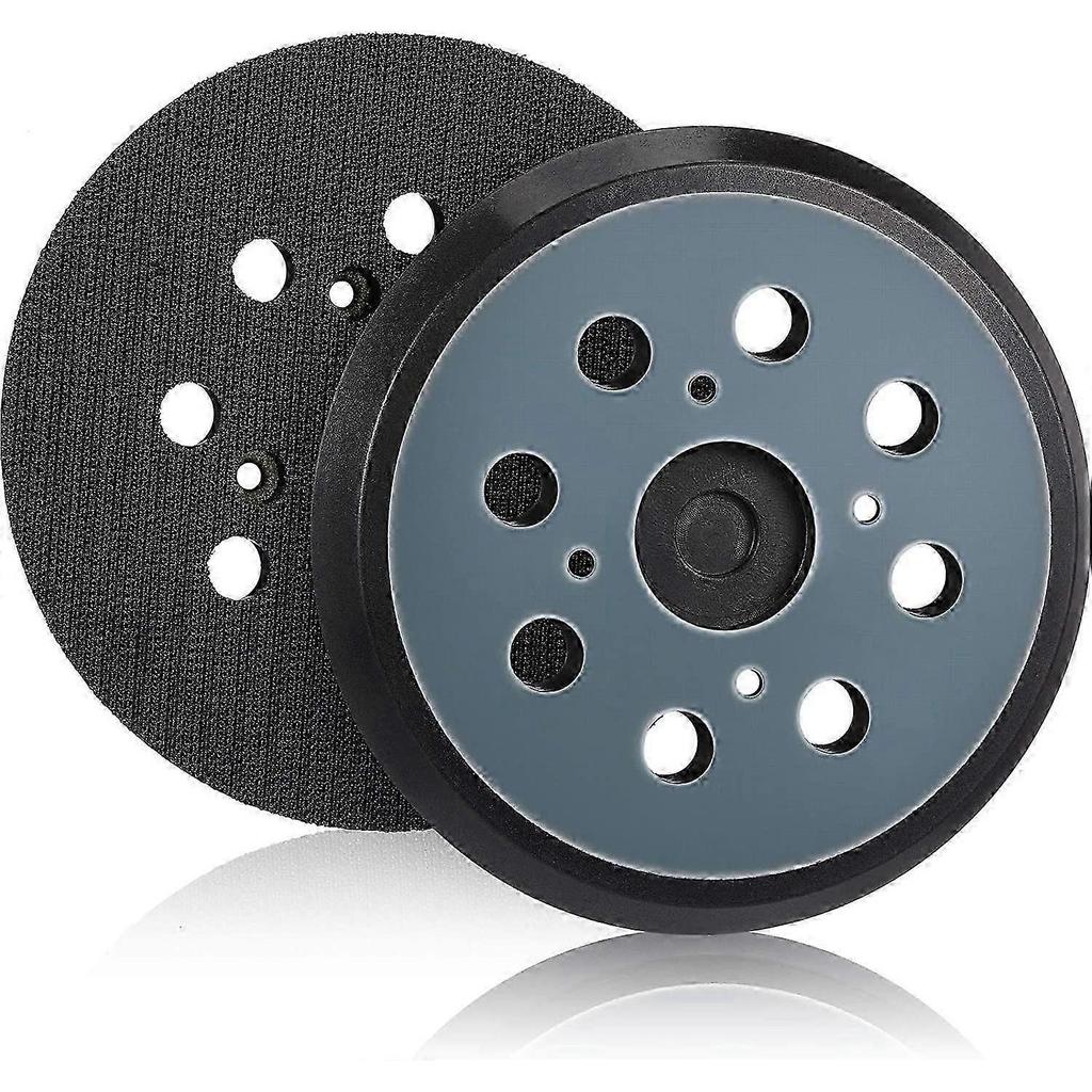 2pcs 5 Inch 8 Hole Orbital Sander Replacement Pad Hook,Loop Sanding Pad Compatible with Milwaukee 51-36-7090,51-36-7100