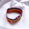 Браслет-бенгл HyunA Style Colorful Heart Rainbow - Модные девичьи украшения