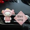 Car Air Freshener God of Wealth Kitty Creative Car Fragrance Car Air Conditioning Diffuser Stone Car Vent Perfume