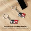 Для Toyota Металлический брелок для ключей Автомобильный Передняя решетка багажника Значок Наклейки на крыло Gazoo Racing TRD Corolla Yaris Rav4