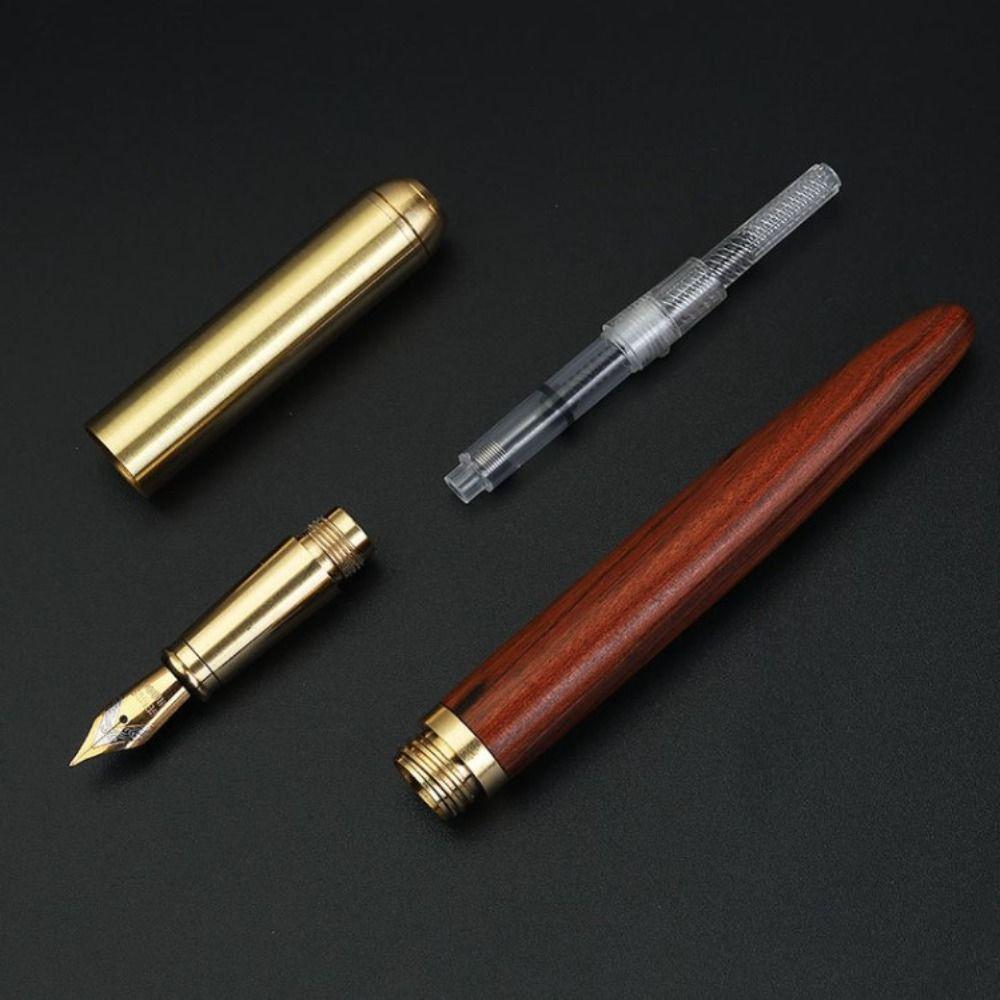 Гладкая ручка для письма Business Wood Fountain Pen Изысканная ручка для подписи Business Artist