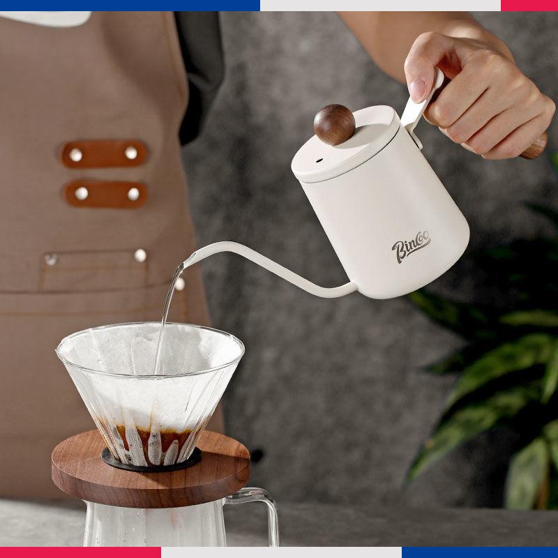 Ручной горшок, маленький мини-бытовой портативный кофейник, длинный горшок с тонким горлышком из нержавеющей стали, подвесное ухо, наполнитель для кофе