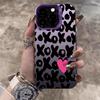 Чехол XOXO с леопардовым принтом для iPhone 17 16 11 Pro Max Чехлы iPhone 11 12 13 ProMax 14 15 16E 7 8 Plus 17Air XS XR Ударопрочный чехол