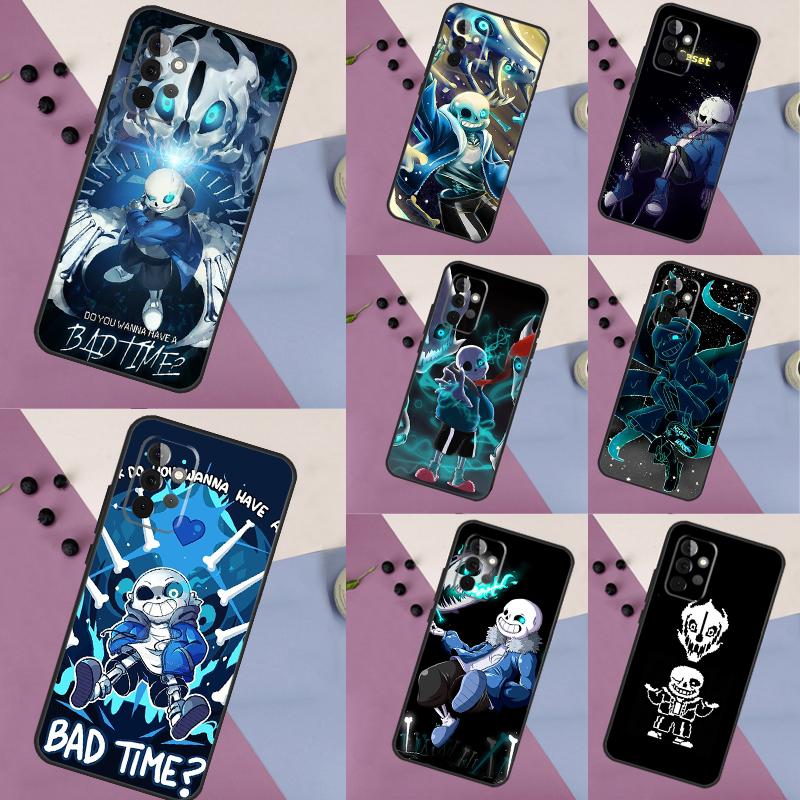 Чехол Undertale Sans для Samsung Galaxy A14 A34 A54 A12 A22 A32 A52 A51 A71 A13 A23 A33 A53 A15 A25