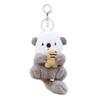 Otter Bag Charm Purse Decoration Plush Keyring Bags Accesories Cartoon Keychain for Women Kids and Animal Enthusiasts