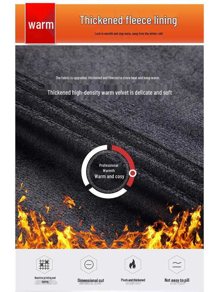 Мужской зимний жилет с капюшоном с подогревом - Электрический, Теплый, Хлопковый, Плюс Вельвет