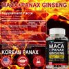 Maca root capsules contain Korean ginseng extract, provide immune support, and are gentle and easily absorbed.