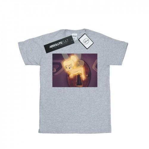 Disney Womens/Ladies Tinker Bell Lock Squeeze Cotton Boyfriend T-Shirt