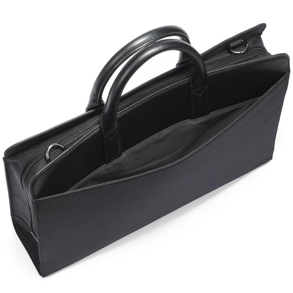 Деловая сумка портфель большой вместимости устойчивая командировка формат А4 хранение 2WAY спецификация сумка для поездок на работу сумка для собеседований черная [Ace Gene] мужская