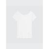 Uniqlo Футболка Airismu с коротким рукавом и вырезом горловины 