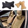 Car Neck Pillow Auto Head Neck Rest Relief Headrest Cushion PU Leather Car Seat Soft Support Pillow Auto Headrest Travel